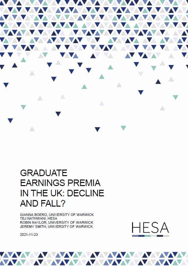 Research paper - Graduate Earnings Premia in the UK: Decline and Fall?